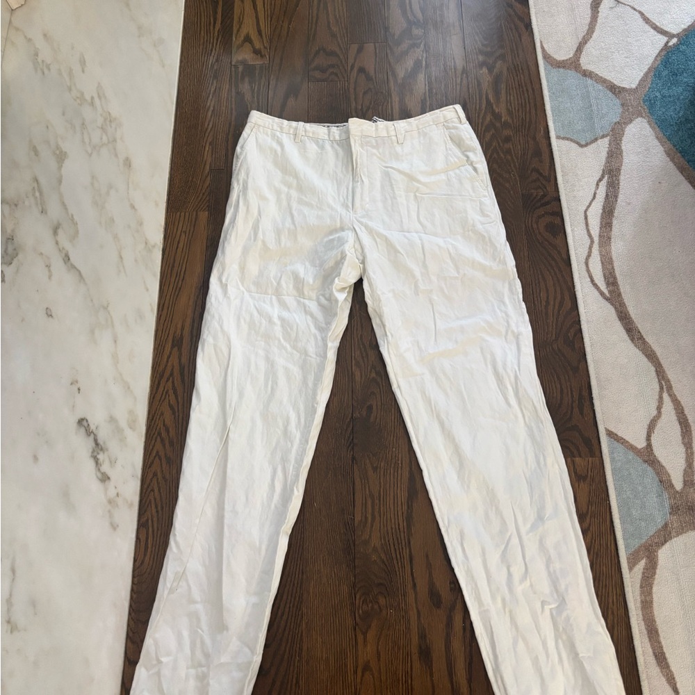 Etro White Chinos Lightweight Fabric